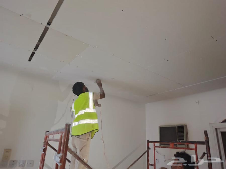 Single gypsum board ceiling in Riyadh64374200893057112