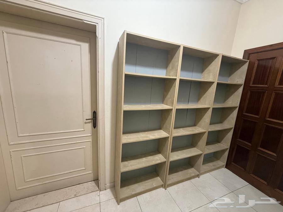 مكتبة بيضاء عدد 3 - ايكيا IKEA - White Bookcase64494785676547112