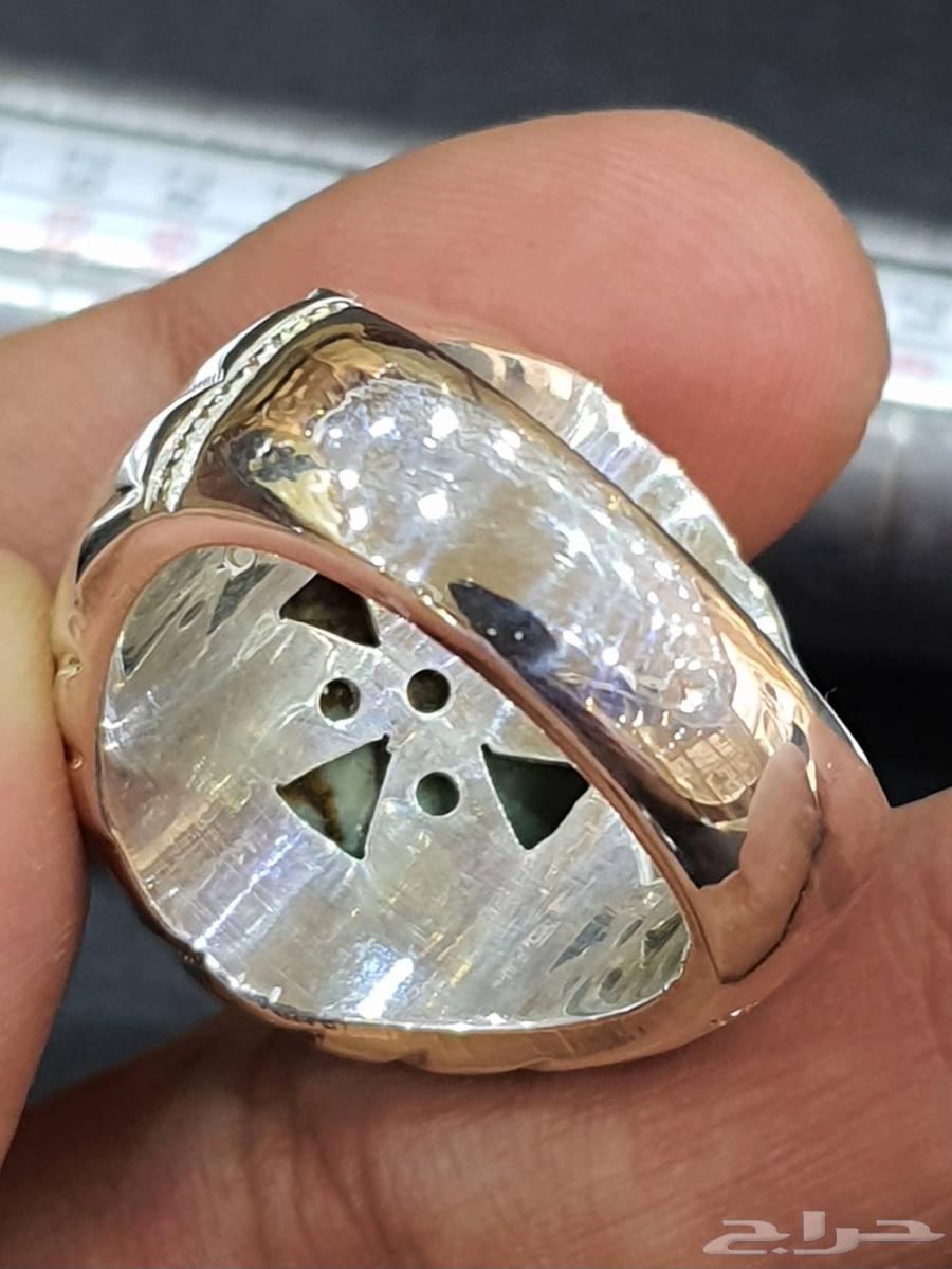 خاتم نوادر الجزع اليماني الاخضر64491795987970114