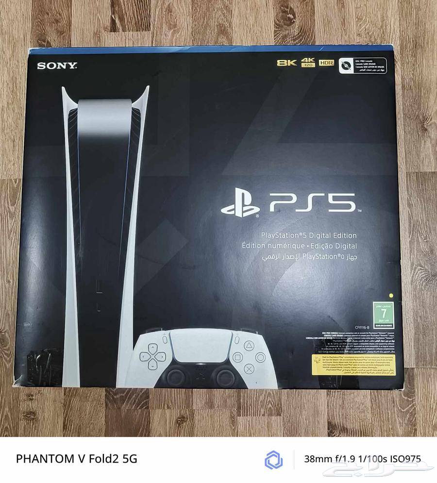 بلاي ستيشن 5 ديجتال 825 جيجا نظيف جدا64490482209027111
