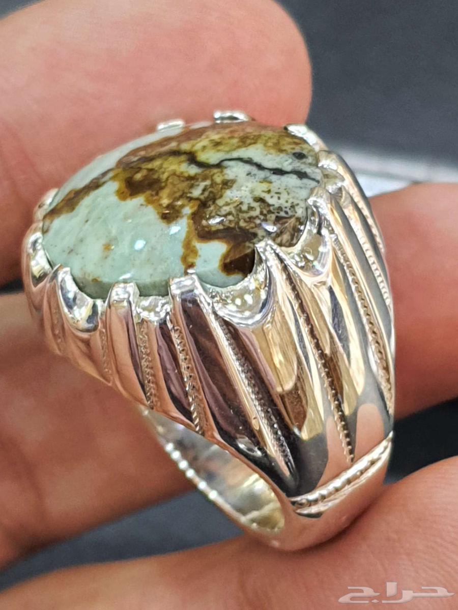 خاتم نوادر الجزع اليماني الاخضر64491795987970113