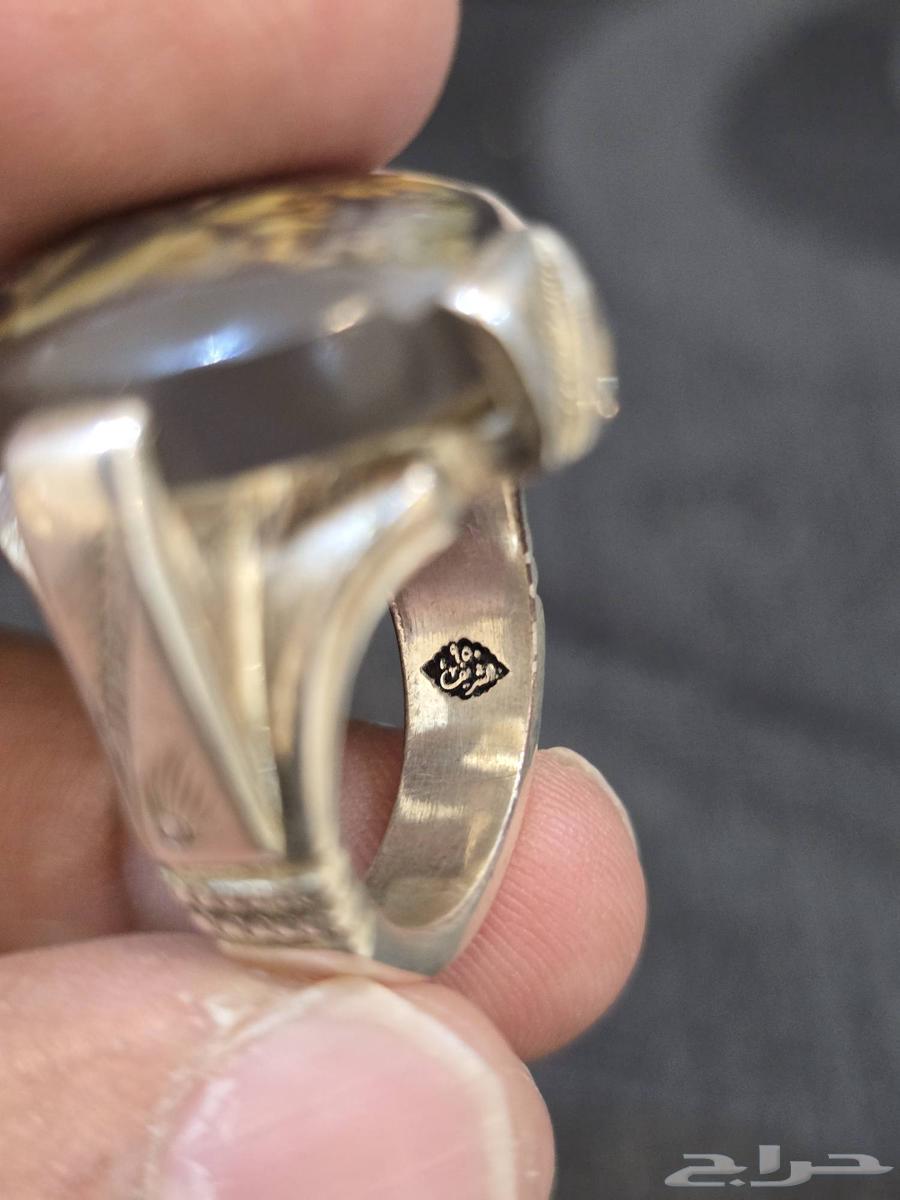 Yemeni agate ring with clear and distinct image, no flashlight required64493245796867113