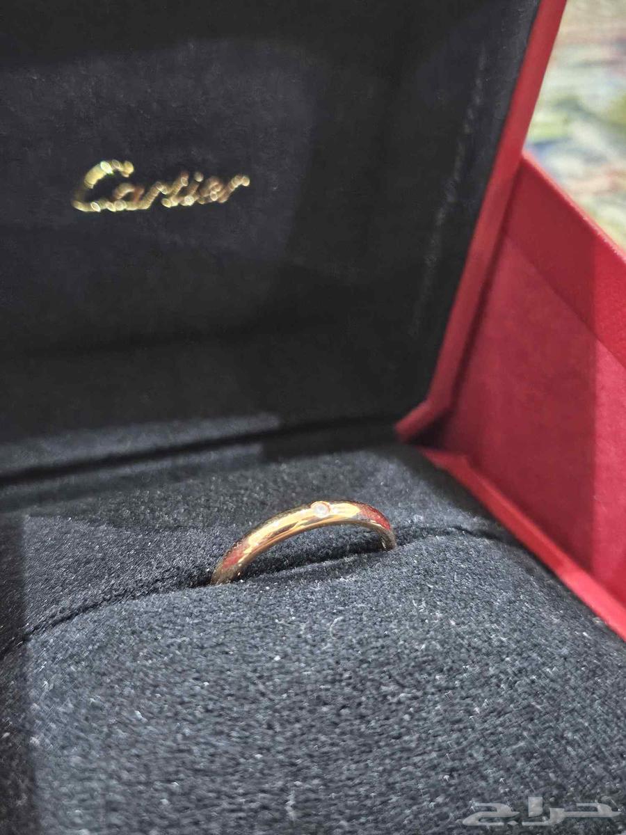 خاتم كارتير بفص الماس أصلي64493723121026112