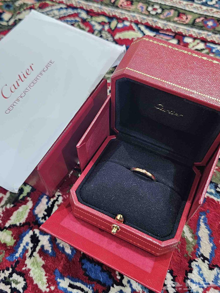 خاتم كارتير بفص الماس أصلي64493723121026110