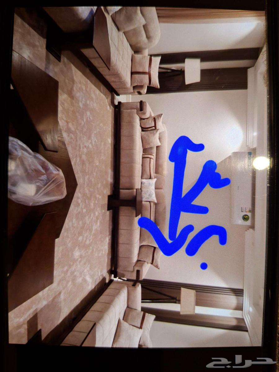 كنب شبة جديد طاولة كبير وصغيرة موكيت ستارة طاولة تلف64492676926210111