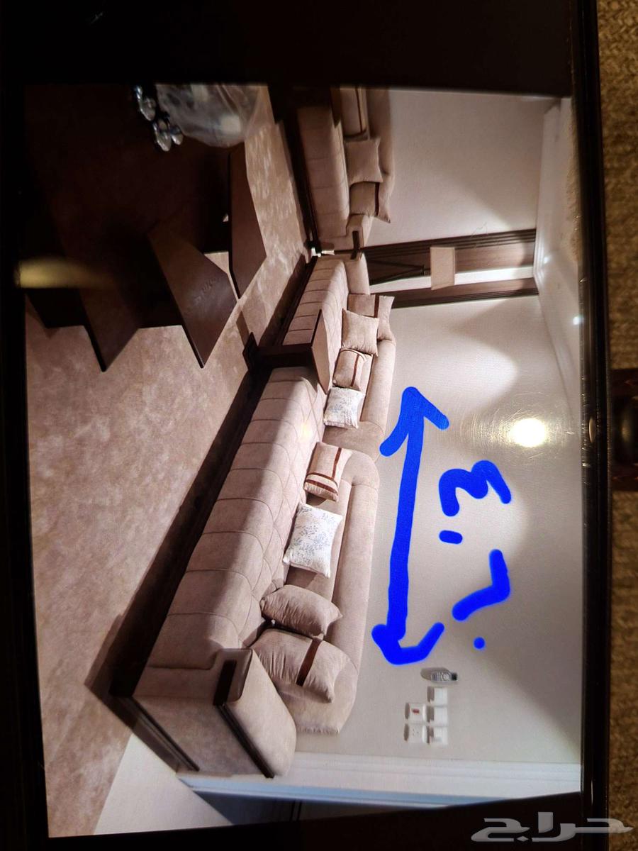 كنب شبة جديد طاولة كبير وصغيرة موكيت ستارة طاولة تلف64492676926210112