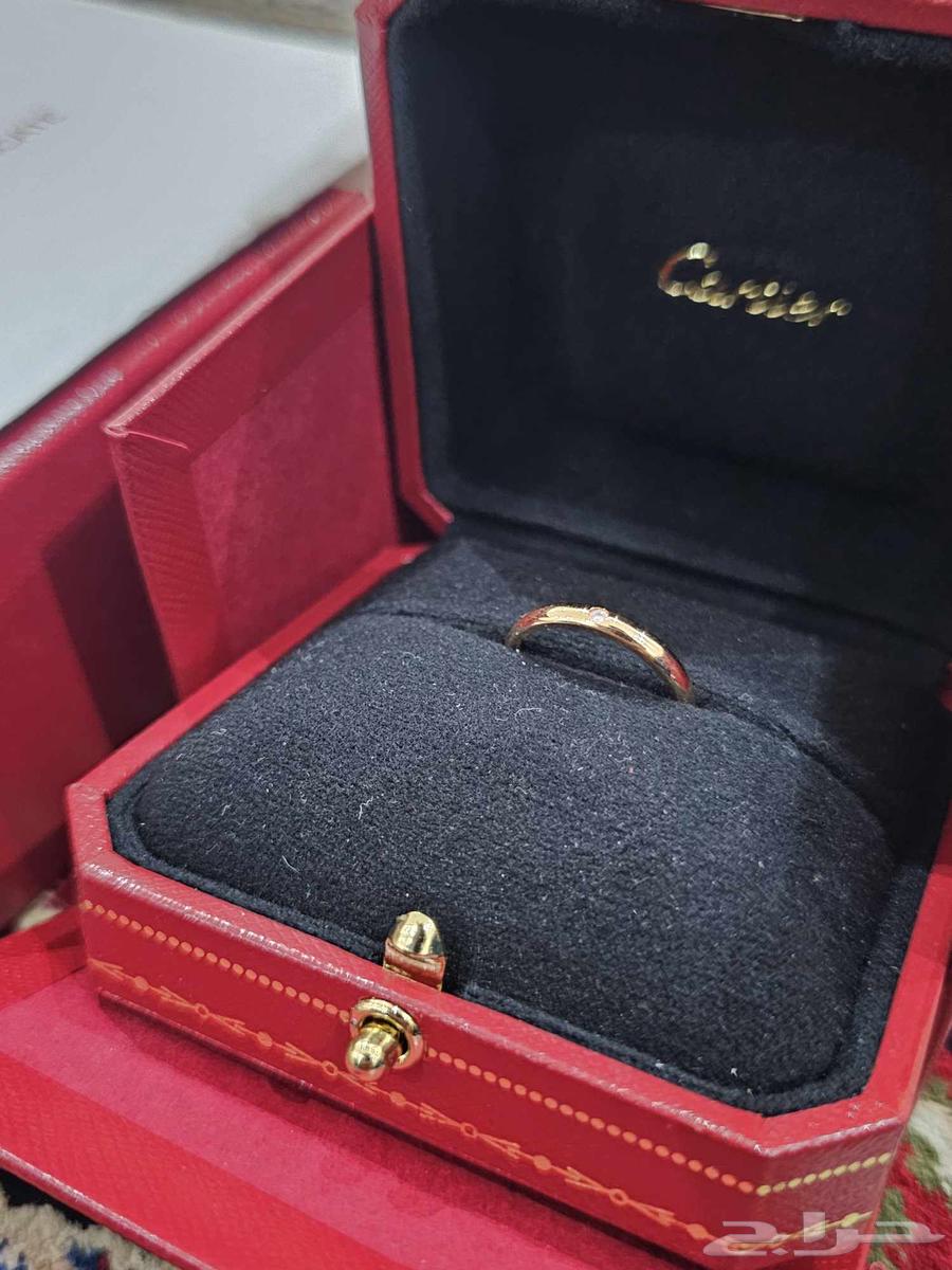 خاتم كارتير بفص الماس أصلي64493723121026111
