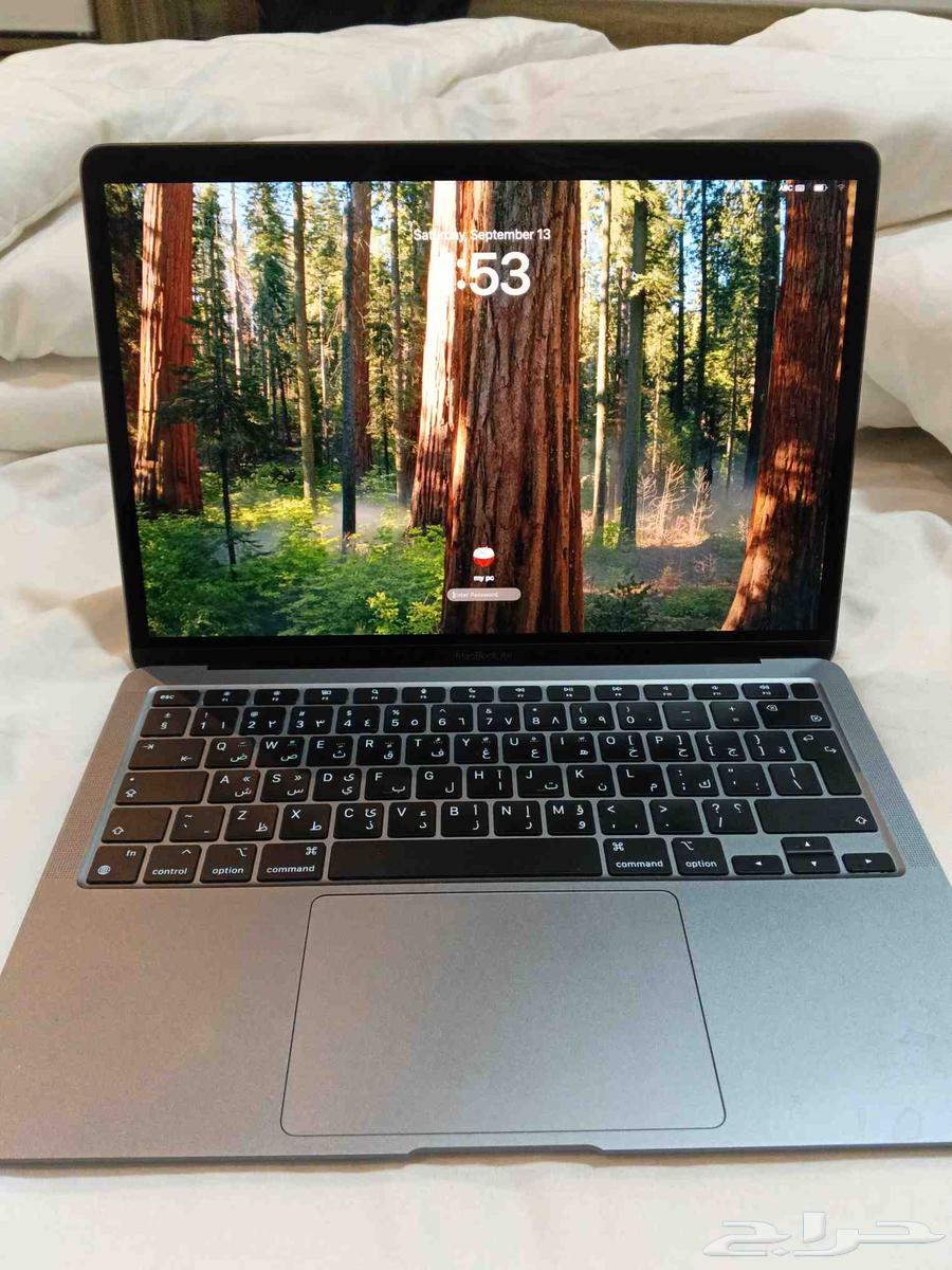 ماك بوك M1 2020 بحجم 13.3 بوصة جديد مع العلبة والشاحن64489683243137110