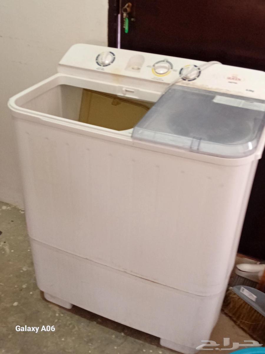 غسالة ملابس حوضين 9 كيلو فيه صوت للبيع64490811334914110