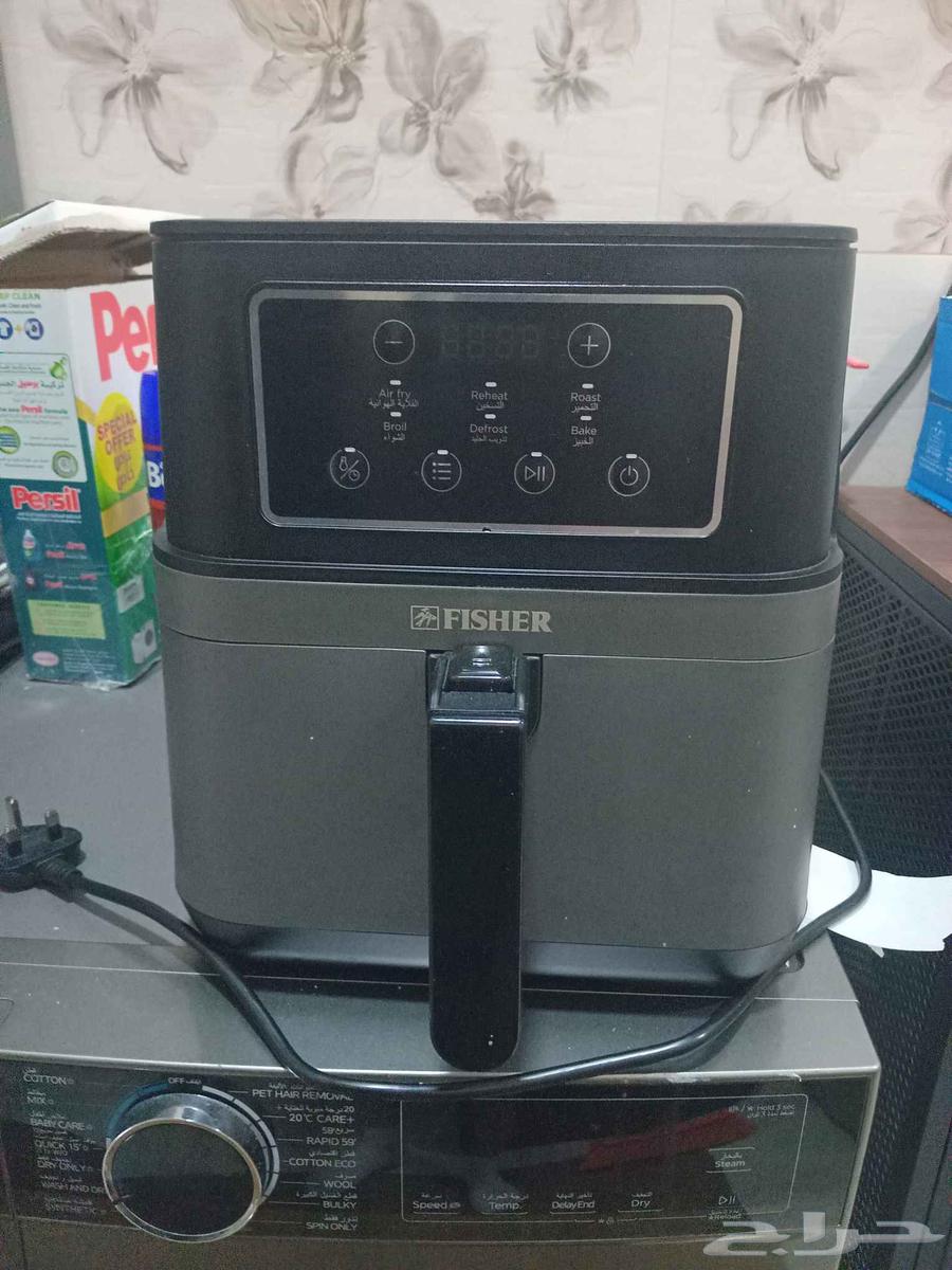مقلاة هوائية فيشر 5.5 لتر - FAF-6L12PD64487429289602110