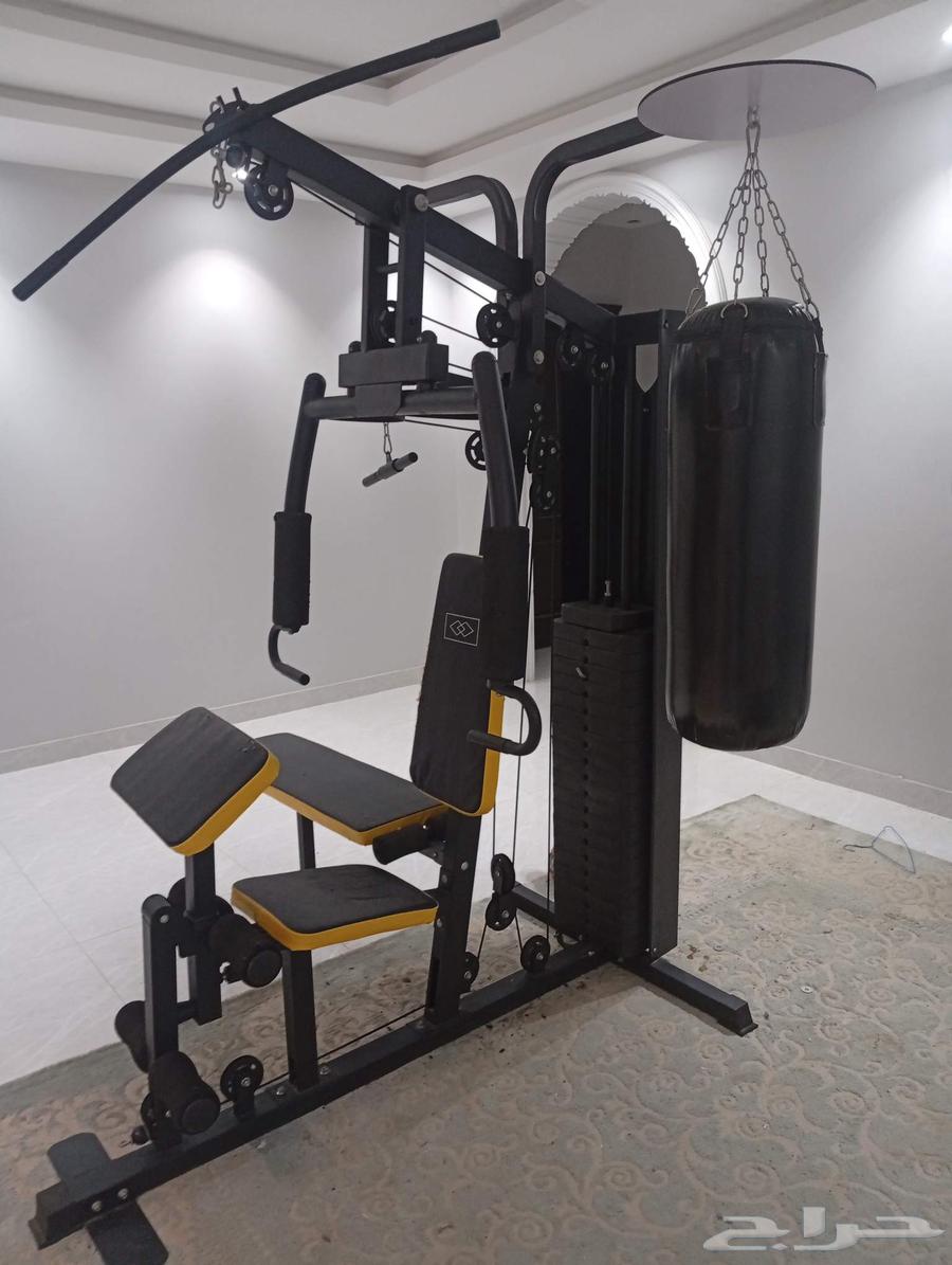 جهاز تمارين منزلي هوم جيم 50 كيلو بحالة ممتازة64487704847491110