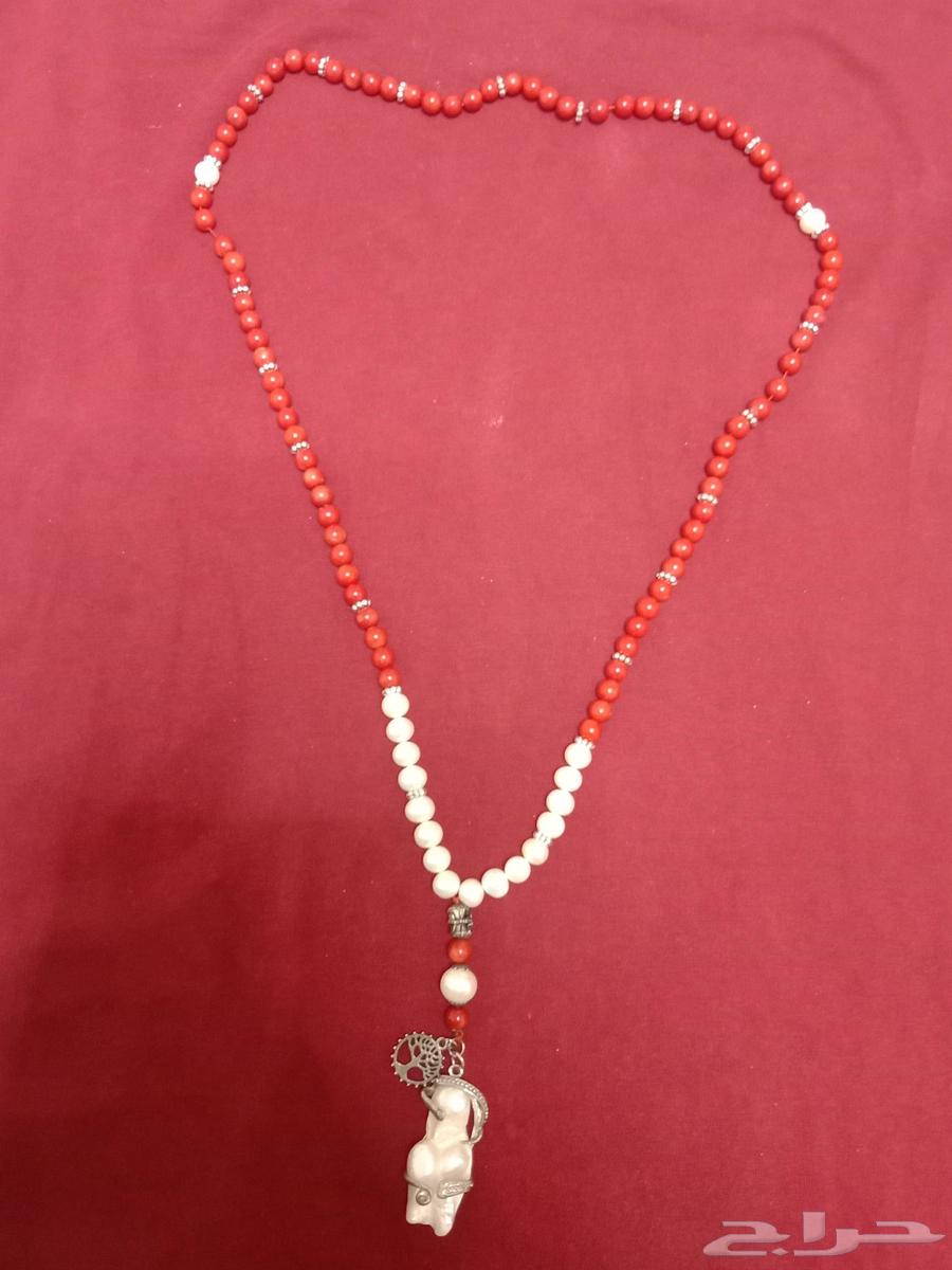 مسبحه مرجان طبيعي ولؤلؤ زراعي64486716432770111