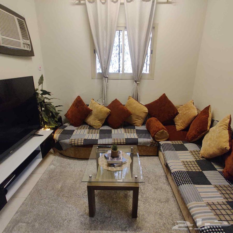 L-shaped living room set, bed, wardrobe, and glass table64491496566785111