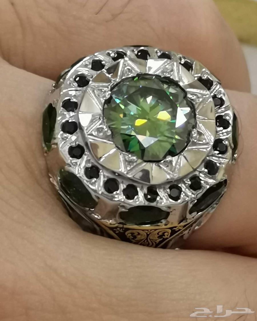 موزونايت صلابة الالماس تطعيم زفير وزبرجد64489100785795110