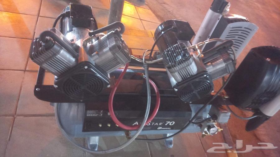 American two-stage air compressor with dynamo64489544852865111