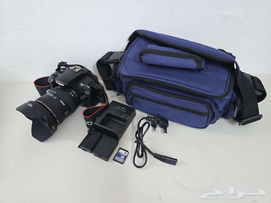 كاميرا كانون DSLR EOS1100D مع عدسة سيجما EX 10-20 مم64493545921537110
