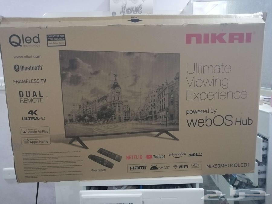 شاشه نيكاي 50 بوصه سمارت 4k بالكرتونه64493865335937114