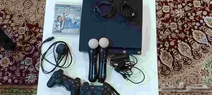 Sony 3 with original Move controllers and original camera64490248590466110