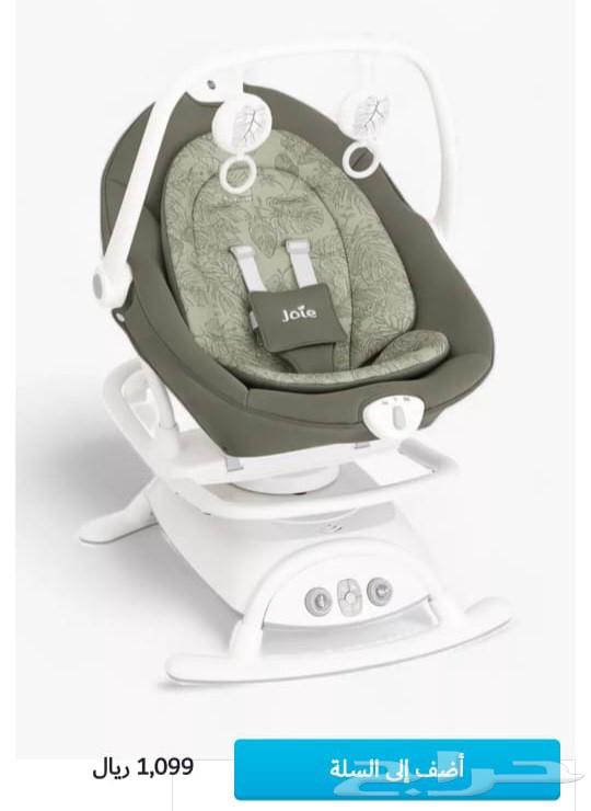 مرجوحة Joie sansa 2in1 ومشايه غذاية ومقعد سيارة للرضع.64491877741058110