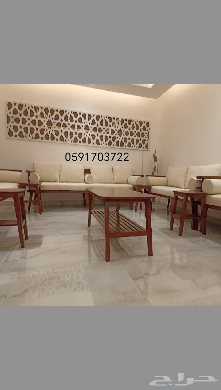 تفصيل كراسي اومجلس بسعر موميز تصنيع جديد خشب سوادي64490951612035111