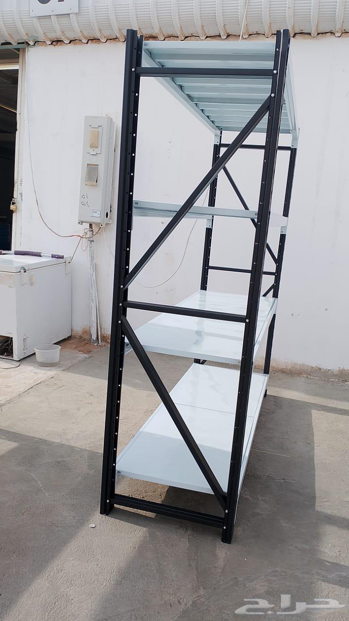 يوجد رفوف بقالة صيدليه ومستودعات تخزين جديد وبسعر مناسب64487278216321114