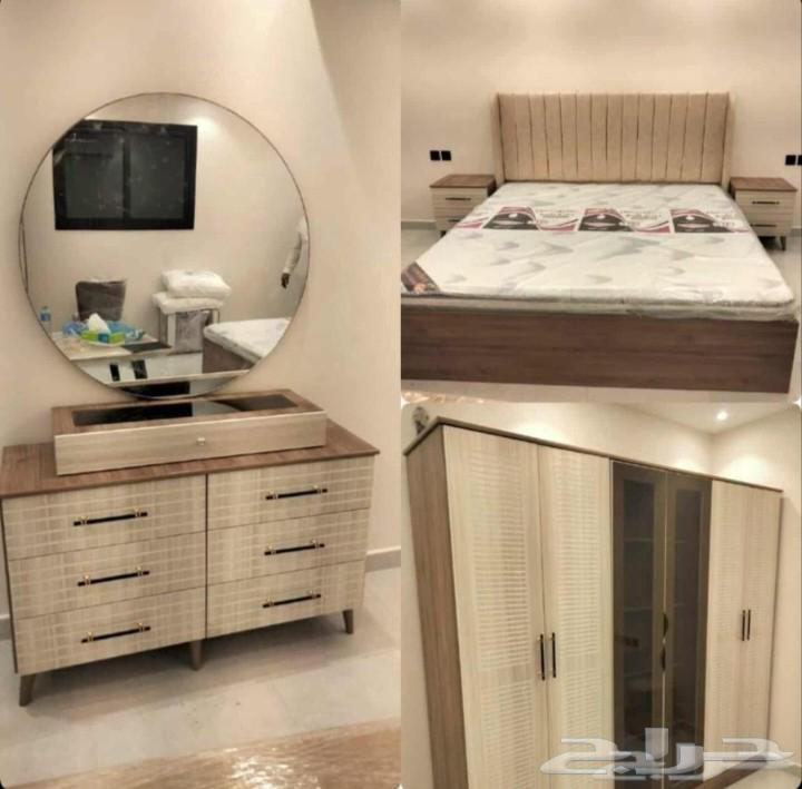 غرف نوم جديده جاهزه وأسره ودواليب جديده جاهزه64491143404803110