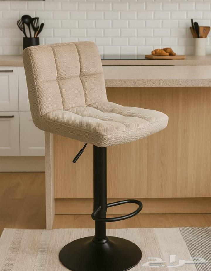 كراسي بار قماش كتان شكل جديد وأنيق يضيف لمسه لمنزلك64489586570369111