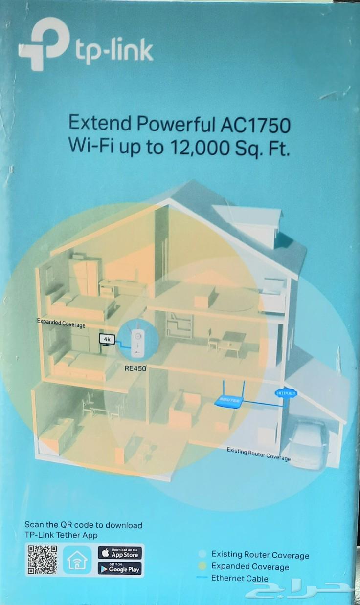 جهاز راوتر نوع هواوي جديد 4G مع جهاز توزيع النت نوع tp-lin64489628121345112