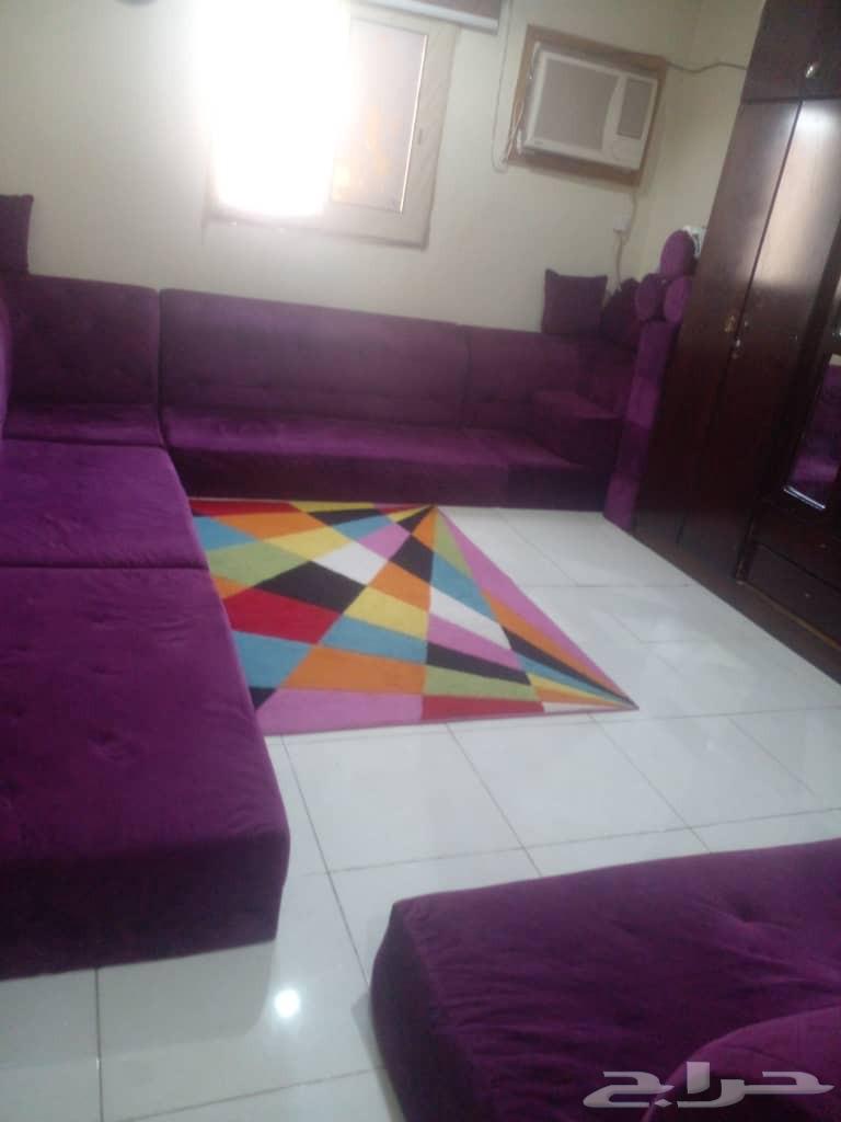 كنب 6 قطع لبيع . السبب نقل شقه آخر. مع دكيات64492541365123110