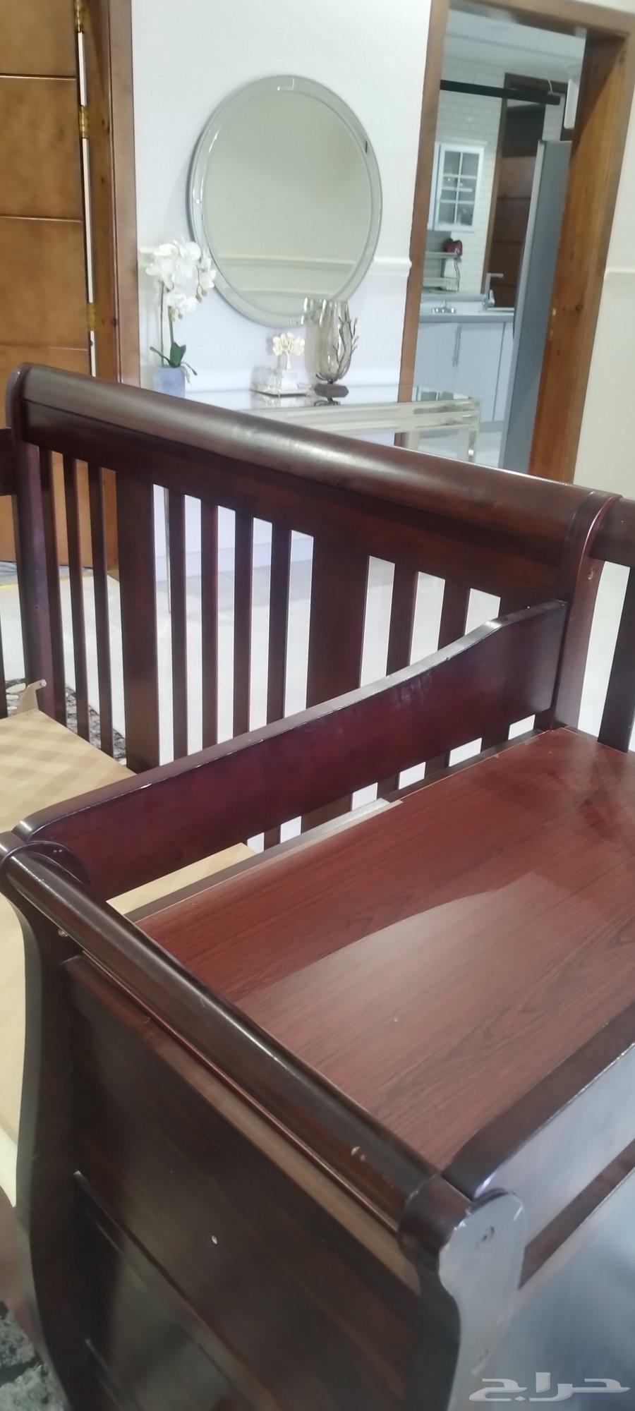 سرير اطفال خشب مع رفوف وادراج64489834252801114