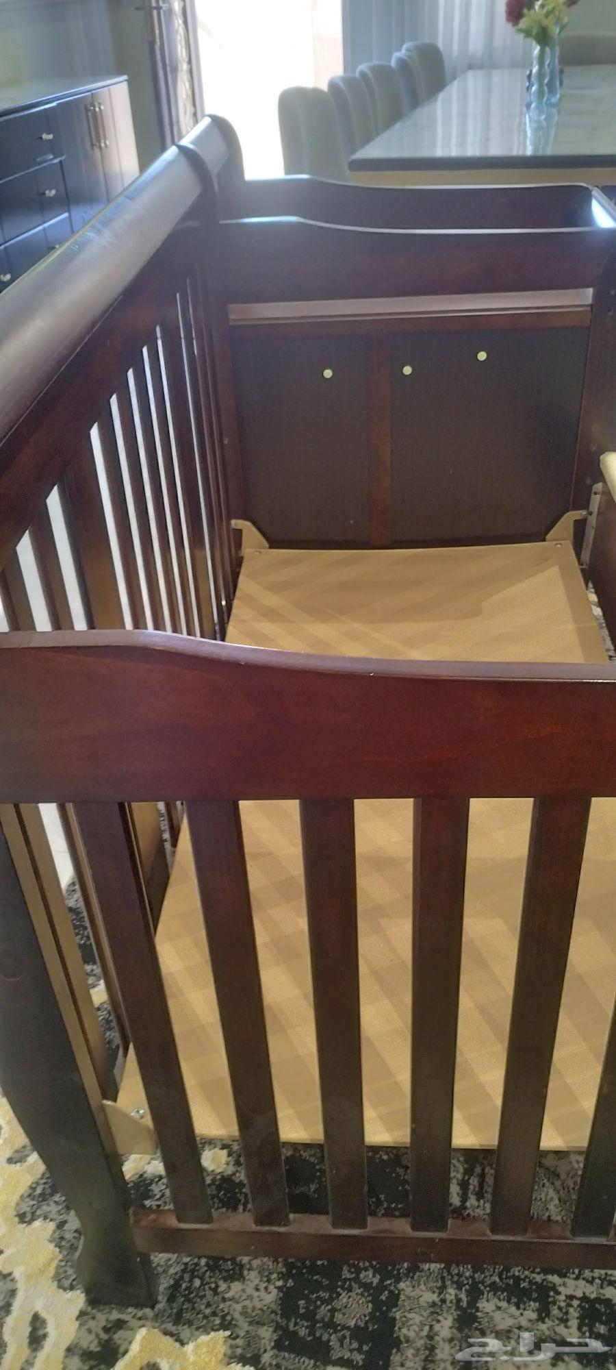 سرير اطفال خشب مع رفوف وادراج64489834252801113