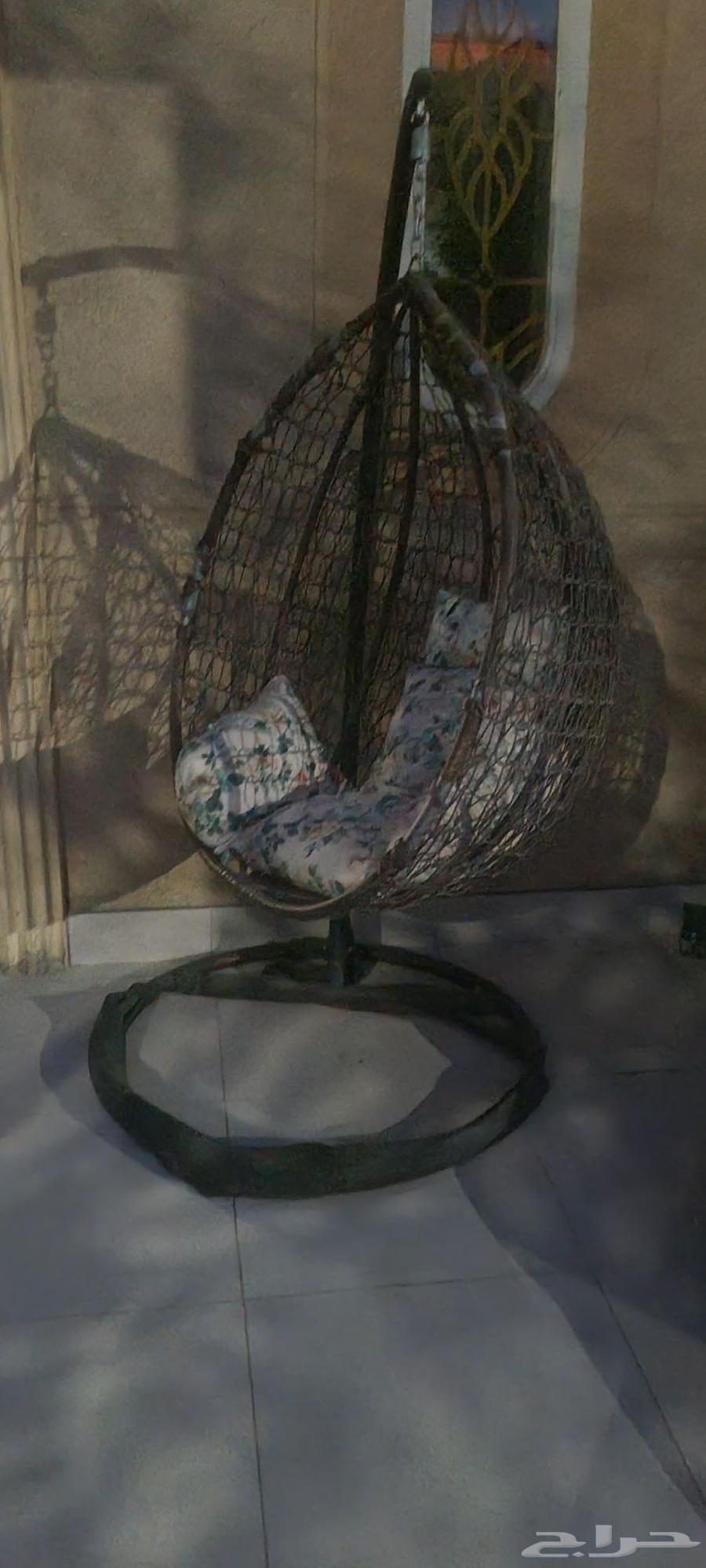 كرسي هزاز معلق مرجيحة للحدائق والاحواش64492339191297114