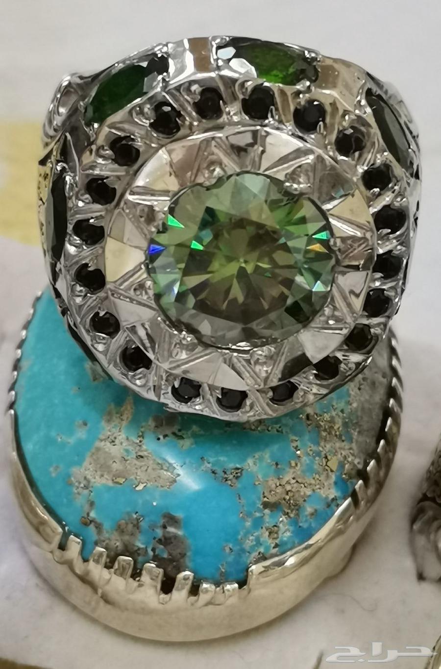 موزونايت صلابة الالماس تطعيم زفير وزبرجد64489100785795112