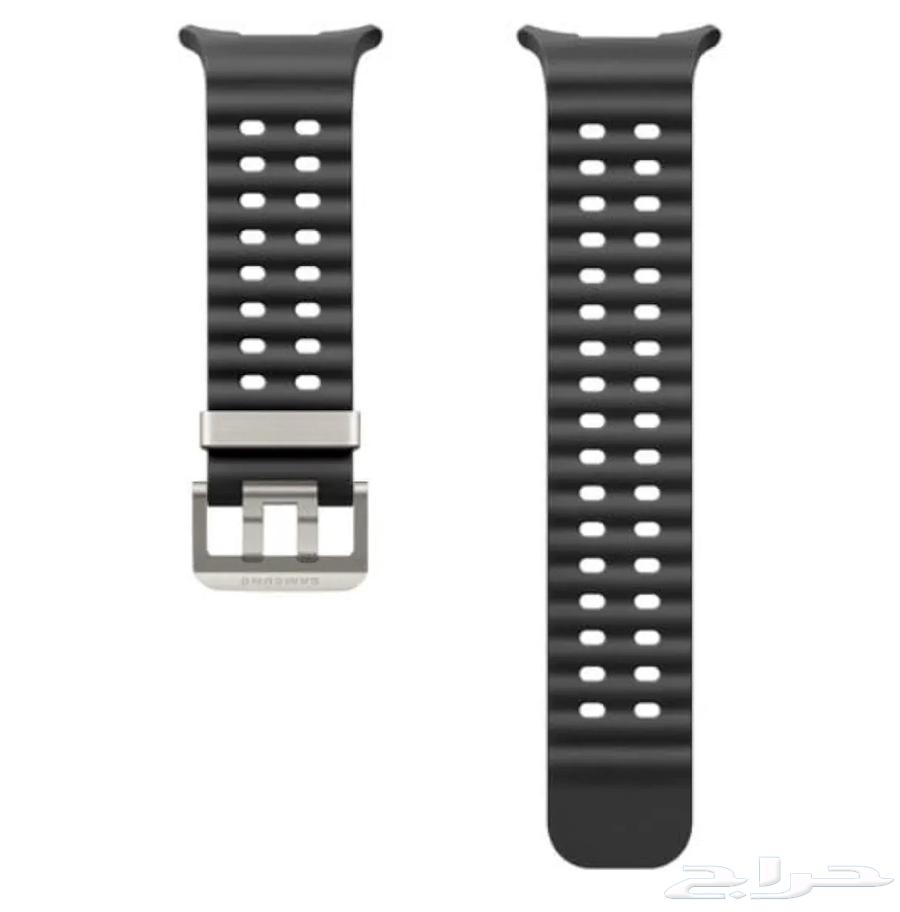 عرض خاص سوار حزام ساعة سامسونج الترا سليكون رمادي غامق64496350627842111