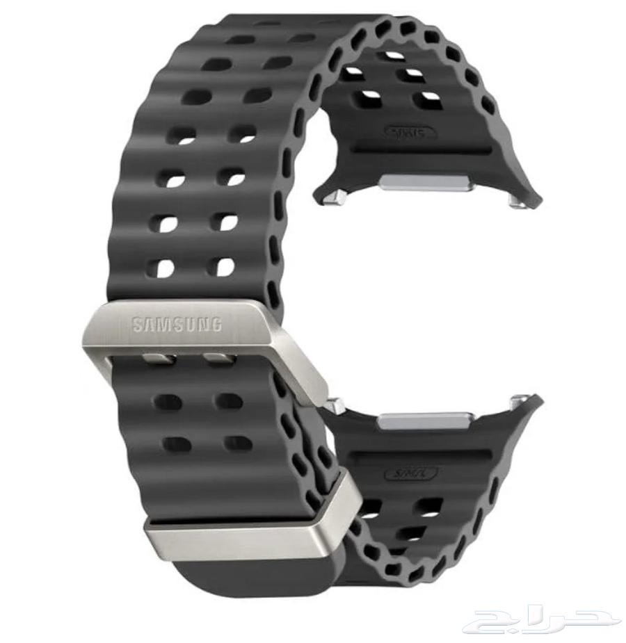 عرض خاص سوار حزام ساعة سامسونج الترا سليكون رمادي غامق64496350627842110