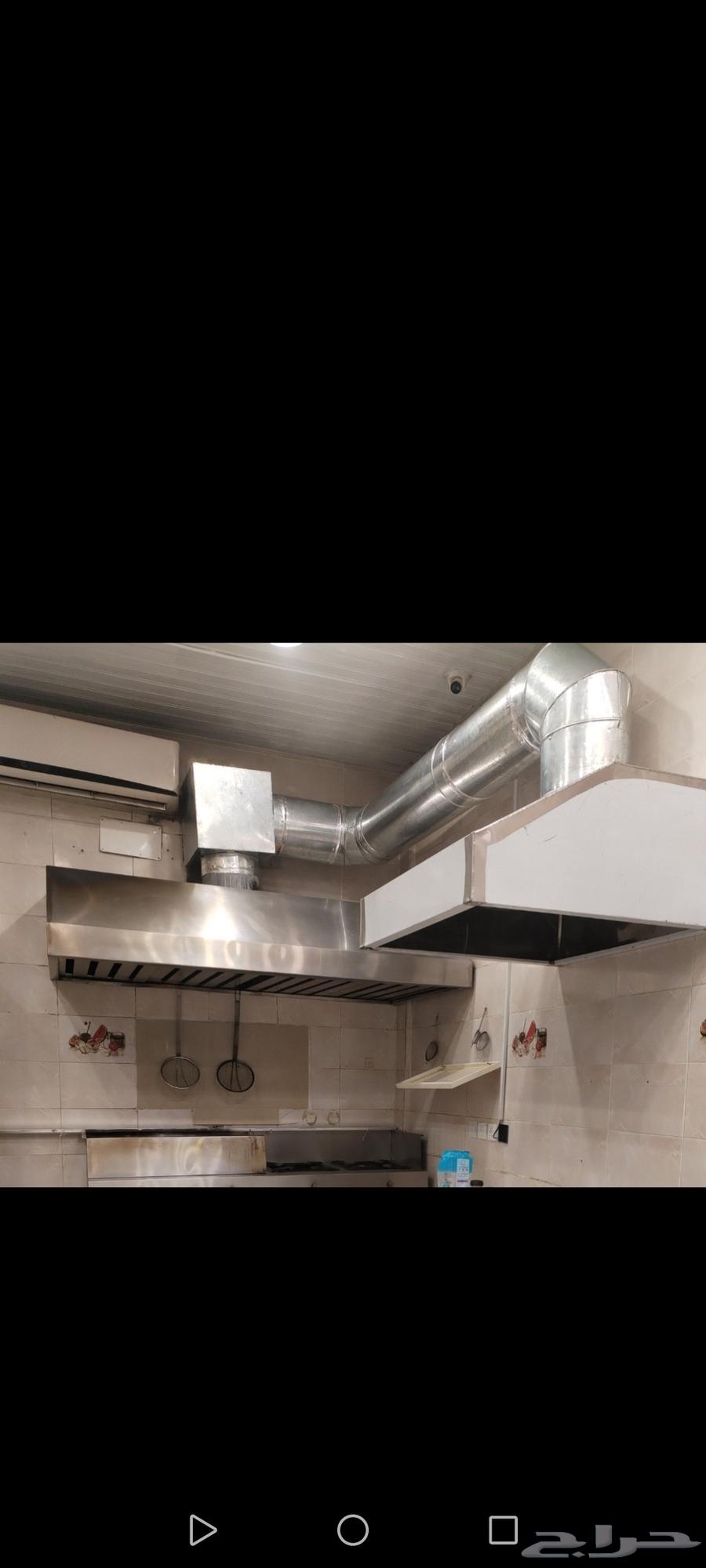 فرصة للبيع مدخنه وغاز ستيل شبه جديده للمطاعم او البوفيهات64502515130497110