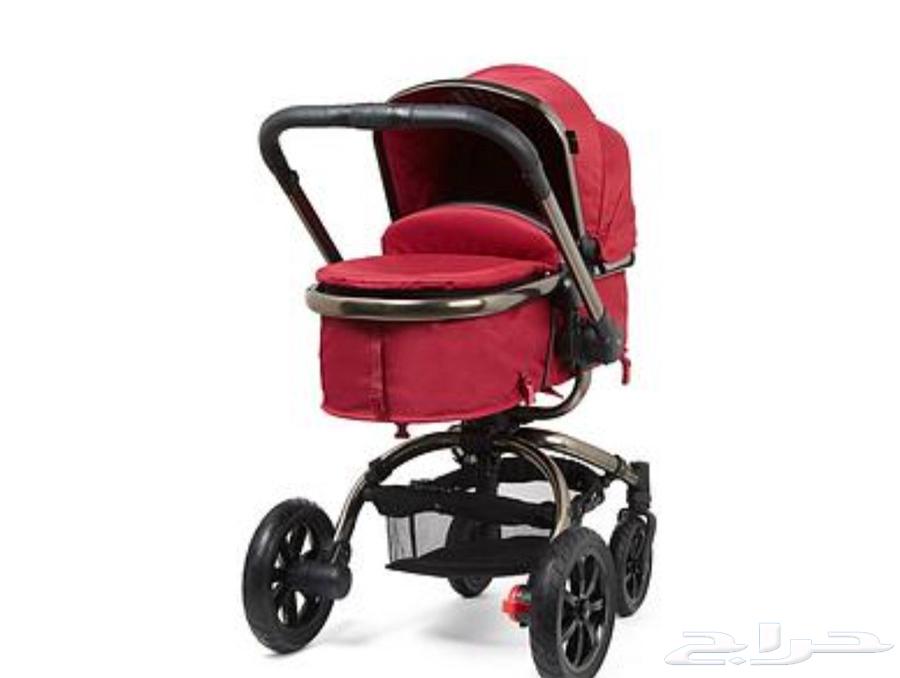 عربة mothercare مع car seat يركب عليها وقاعد تثبيت للcarseat64498368229890112