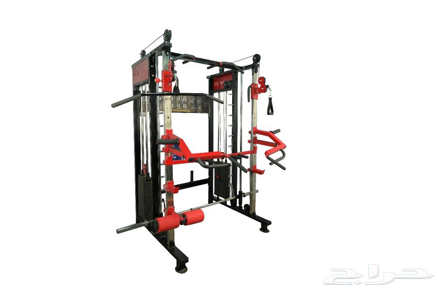 جهاز تمرين سمث وكيبل 7 في واحد المتكامل اثقال64495050039043110