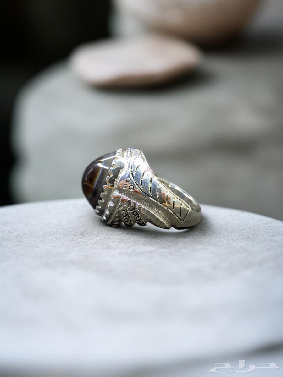 خاتم عقيق سليماني قبة فاخر64496502340227114