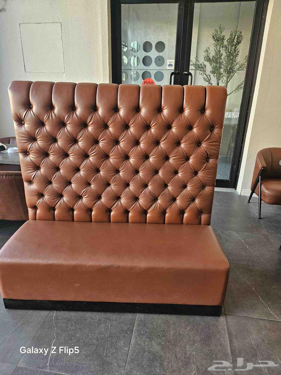 عدد 2 كنبه جلد طول الكنبه 150 سنتي عمق الجلسه 52 سنتي64501409238786112