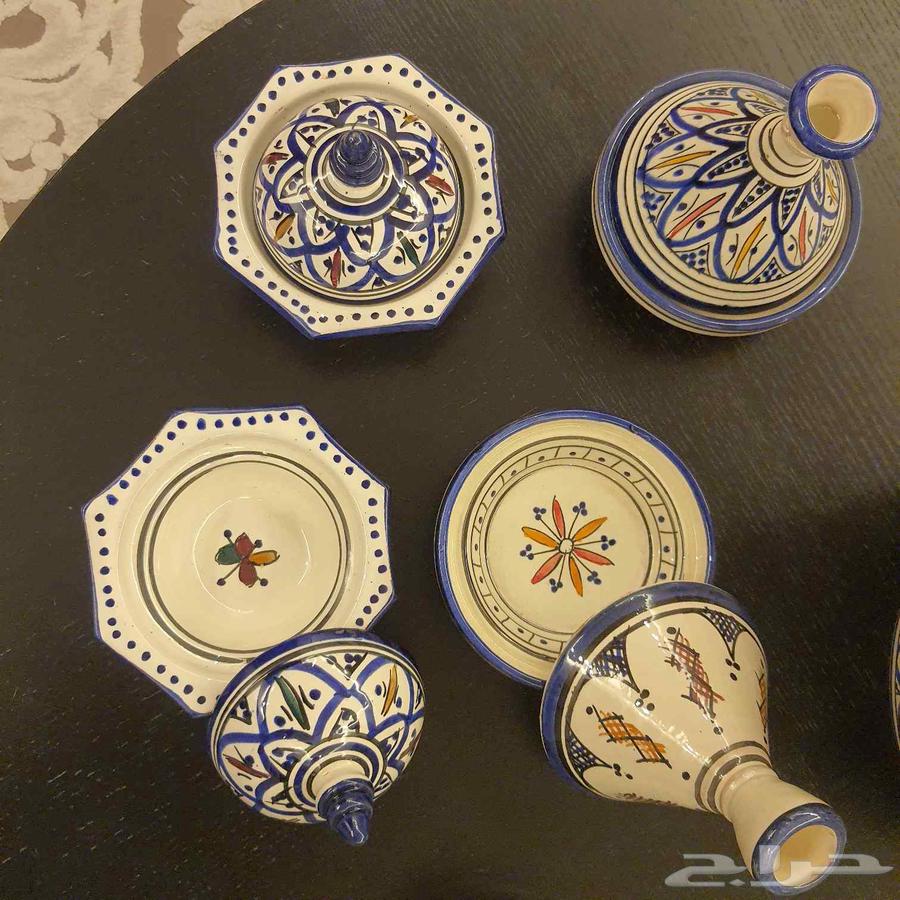 طقم فخار فاخر مغربي64495352137987114