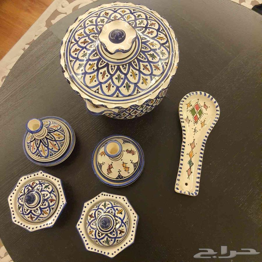 طقم فخار فاخر مغربي64495352137987110
