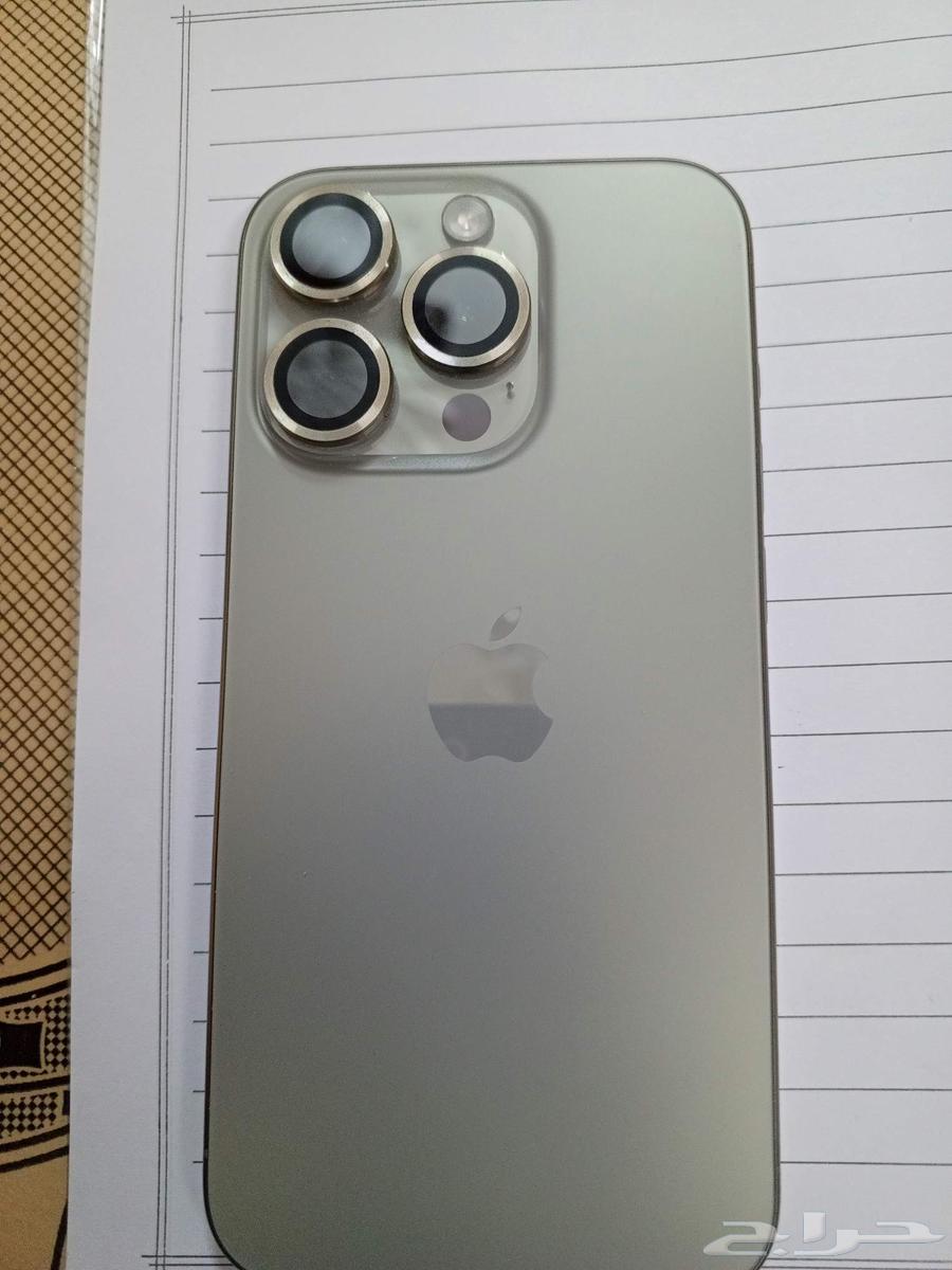 سلام عليكم ورحمه الله وبركاته ايفون 15برو لون رصاصي مع كرتون64495638204675112