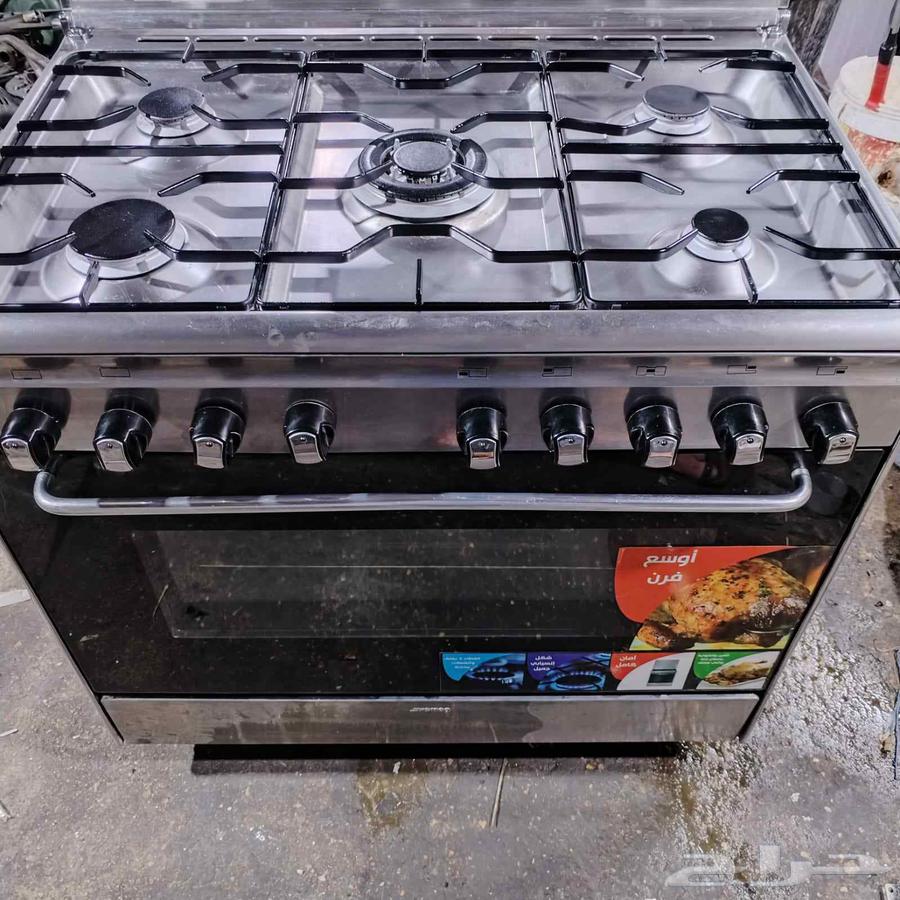 فرن غاز ايطالي مقاس 90 60ممتاز جدا فرن وعيون معه ضمان شهر50064495104495747111