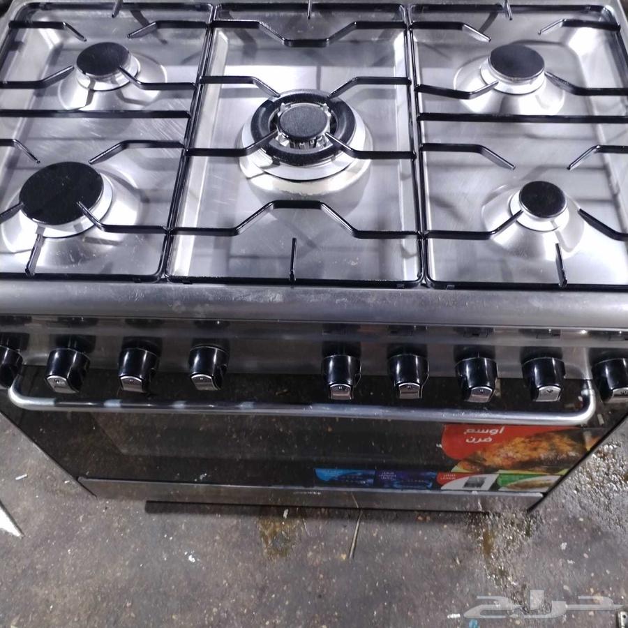 فرن غاز ايطالي مقاس 90 60ممتاز جدا فرن وعيون معه ضمان شهر50064495104495747113