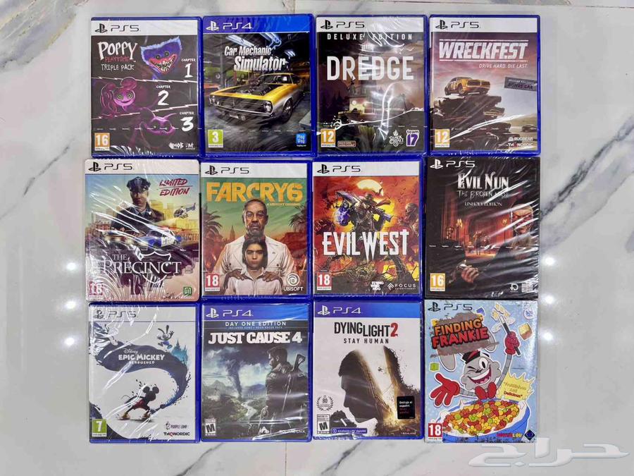 A collection of PlayStation (PS4 PS5) games including adventures and racing64499507510275110