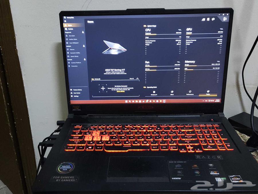 لابتوب Asus A17 Tuf gaming بالإضافة إلى مبرد لابتوب64499731073667110