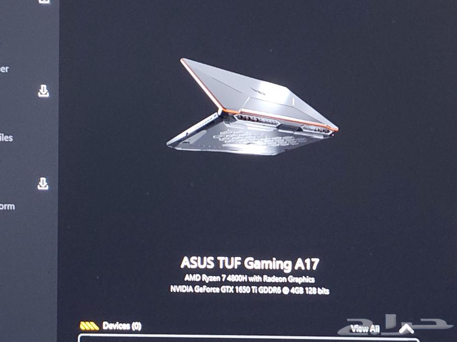 لابتوب Asus A17 Tuf gaming بالإضافة إلى مبرد لابتوب64499731073667112