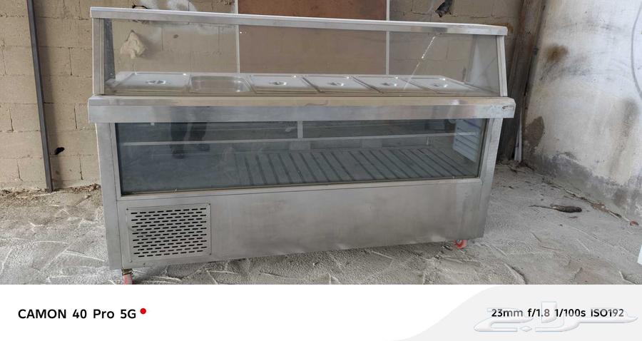 ثلاجه تبريد  ثلاجه عرض استيل  مكيفات كارير دولاب60 كونسلد5طن64495502266499113