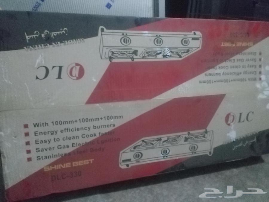 مسطح غاز 3 عيون جديدجديد بالكرتون64433094313347110